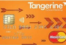 Tangerine Master Card